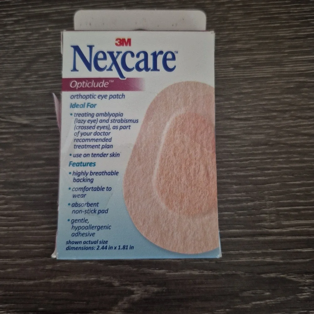 3M Nexcare Opticlude Junior Orthoptic Eye Patch Gentle to Skin 20 Per Box